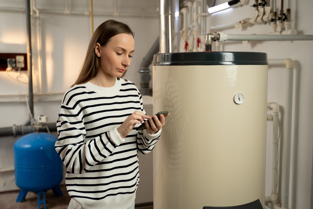 Water heater installation in a home