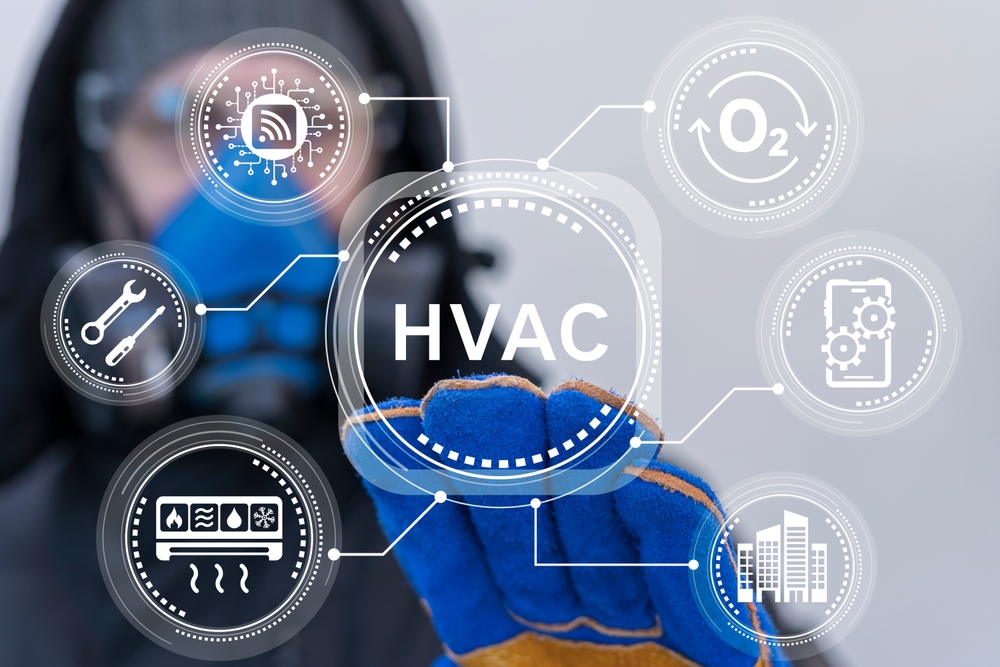 HVAC & Electrical DMV technician at work