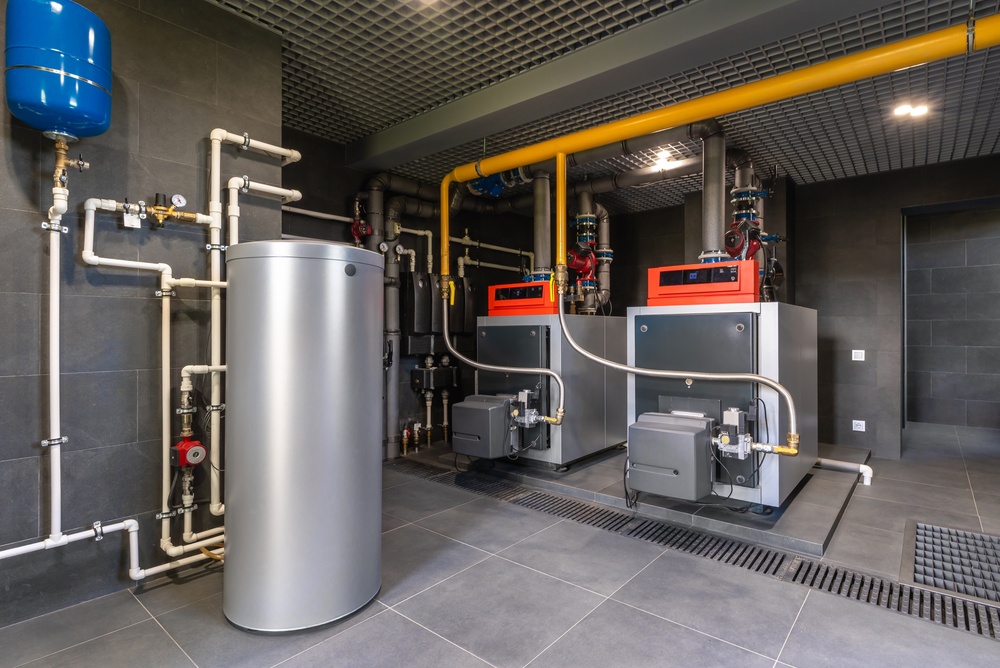 Residential boiler installation